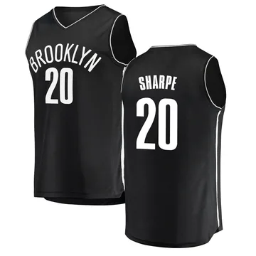 Fast Break Men's Day'Ron Sharpe Brooklyn Nets Jersey - Icon Edition - Black