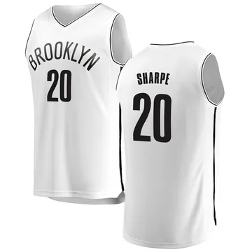 Fast Break Youth Day'Ron Sharpe Brooklyn Nets Jersey - Association Edition - White