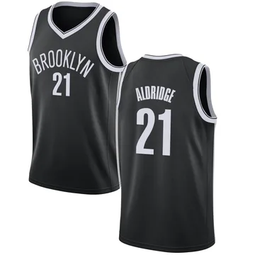 Swingman Youth LaMarcus Aldridge Brooklyn Nets Jersey - Icon Edition - Black